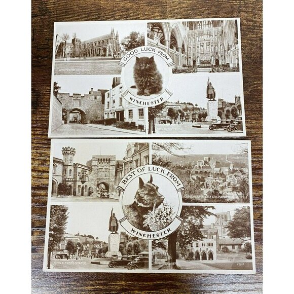 12‎ RPPC Valentine & Sons Postcard Winchester Great Britian UK Never Used! 173 - Picture 5 of 8